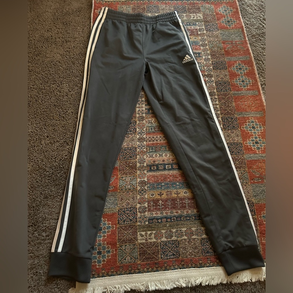Gray Boys Adidas Sweatpants